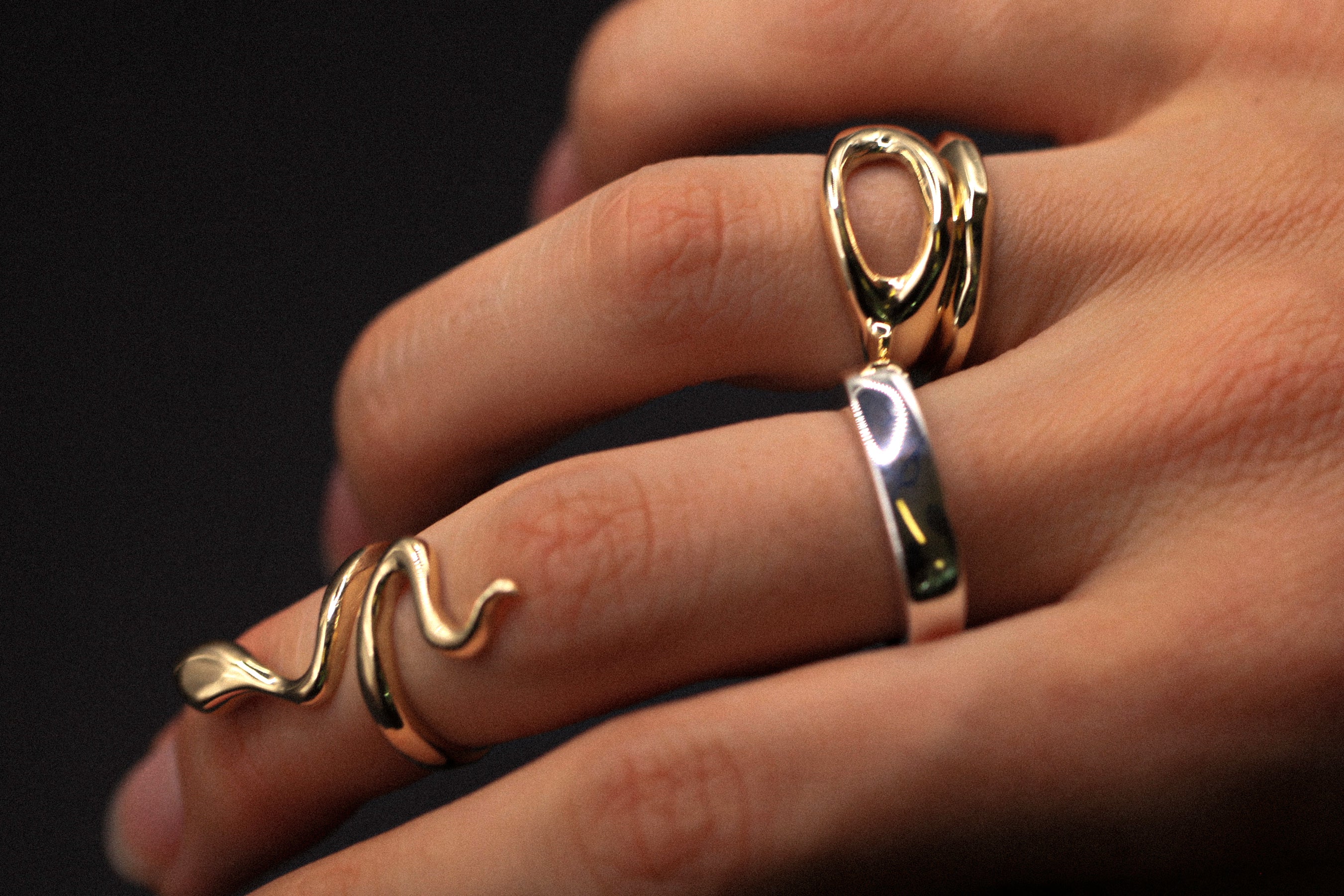 Solid Gold KAIA Ring